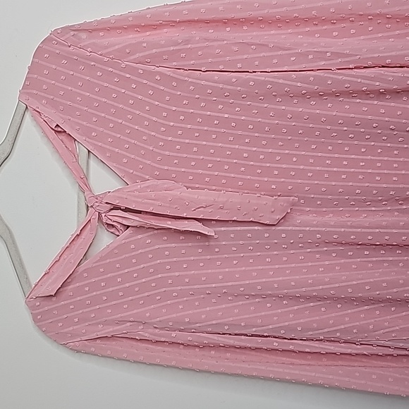 Inc Pink Chiffon Back Tie Shift Dress - Picture 5 of 6